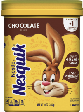 Nestle Nesquik Chocolate Flavor Powder Drink Mix 10 oz